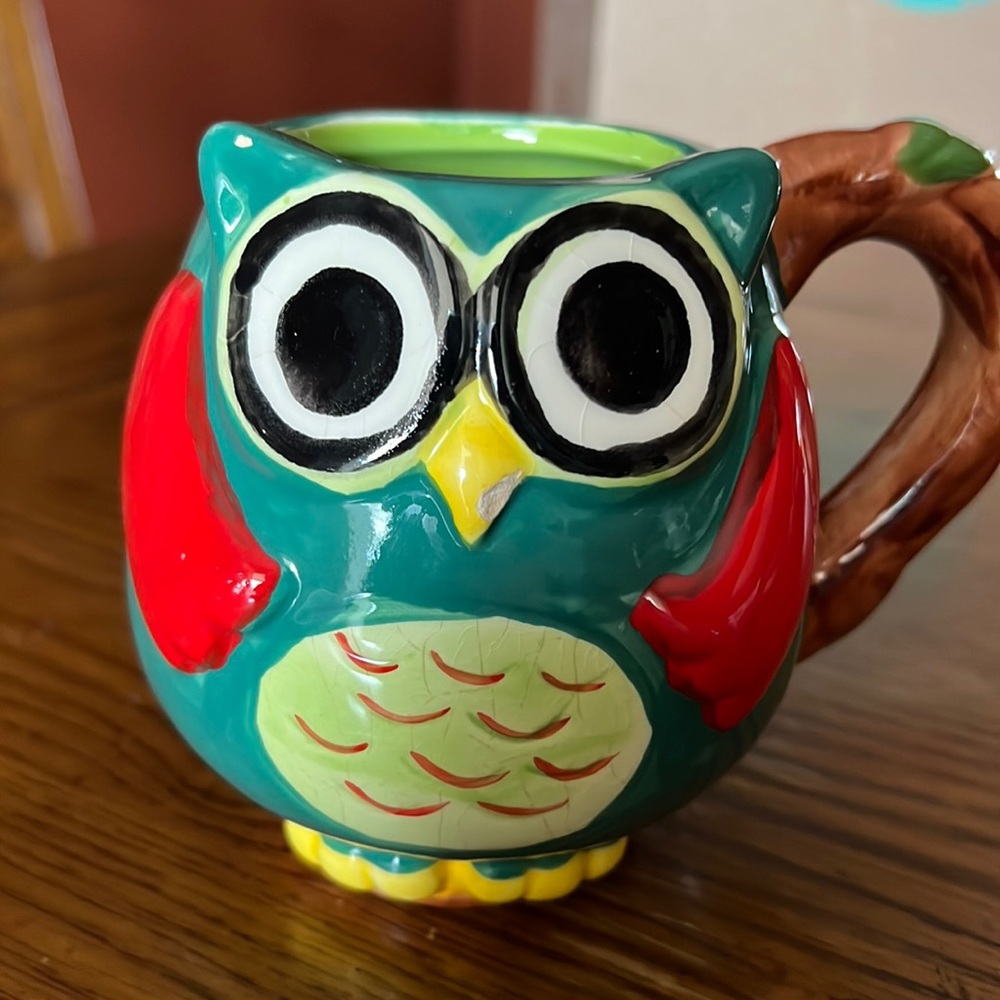 Like new! Owl coffee mug